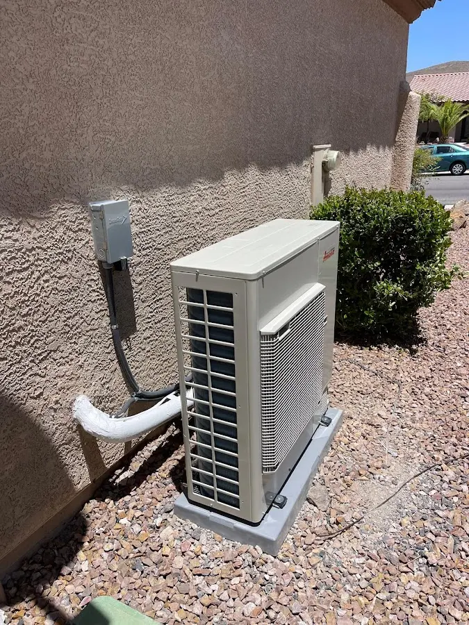 Residential air conditioning condenser unit in Moses Lake